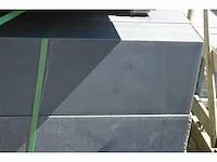 12 stuks blauwe hardsteen bloktrede 125x25x15cm - afbeelding 2 van  5