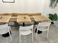 12 tafels vv stalen voet - 23 stoelen - afbeelding 2 van  14