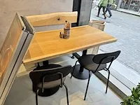 12 tafels vv stalen voet - 23 stoelen - afbeelding 12 van  14