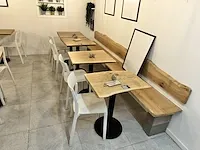 12 tafels vv stalen voet - 23 stoelen - afbeelding 13 van  14