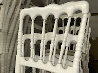 12 witte houten stoelen - afbeelding 2 van  4