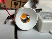 12 witte inbouwspots - afbeelding 2 van  5