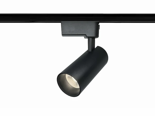 12 x 18w 3000k led pro railspot cilinder zand zwart draaibaar - afbeelding 3 van  8