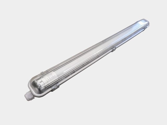 12 x 60cm enkele led tl t8 armaturen waterdicht - afbeelding 2 van  9