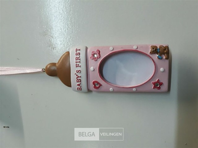 12 x baby's first christmas fotokader 11 cm - afbeelding 3 van  3