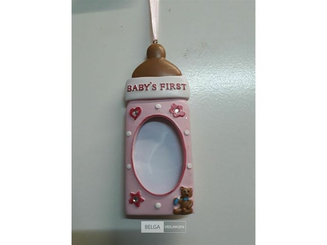 12 x baby's first christmas fotokader 11 cm - afbeelding 3 van  3