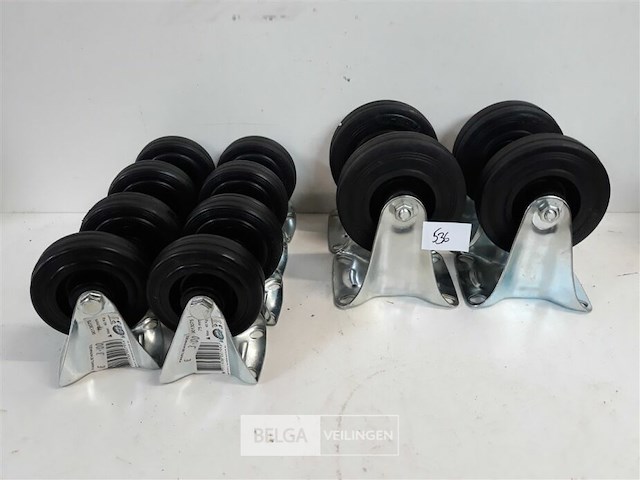 12 x bokwiel 8 x 100mm + 4 x 125mm - afbeelding 1 van  3