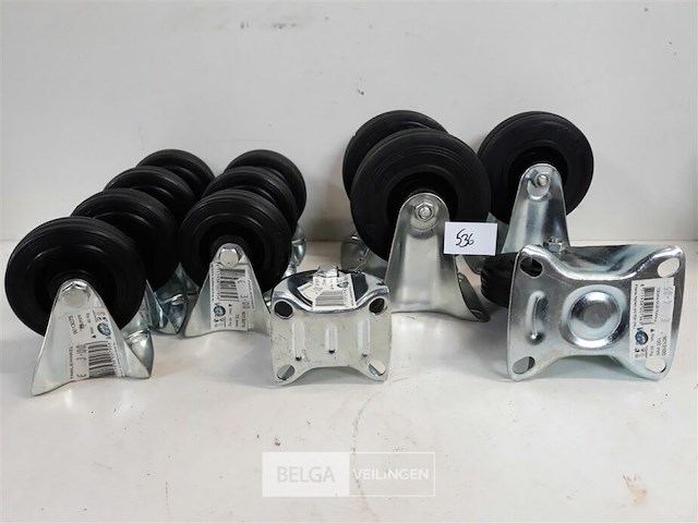 12 x bokwiel 8 x 100mm + 4 x 125mm - afbeelding 3 van  3