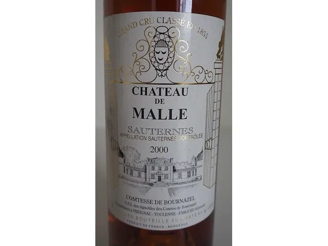 12 x ch. de malle - sauternes 2000 - afbeelding 3 van  3