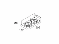 12 x deltalight mini grid in trimless armatuur - afbeelding 5 van  6