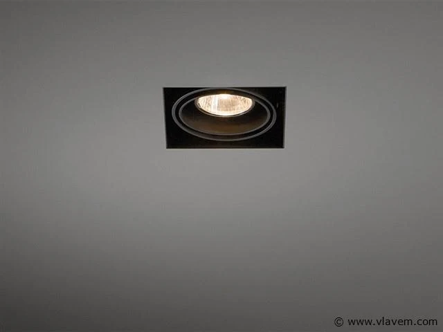 12 x deltalight minigrid in trimless 10 x 10 cm zwart - afbeelding 1 van  6