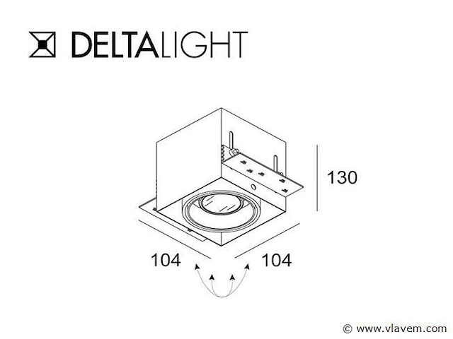 12 x deltalight single minigrid in trimless - afbeelding 9 van  10