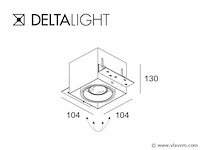 12 x deltalight single minigrid in trimless - afbeelding 9 van  10