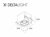 12 x deltalight single minigrid in trimless - afbeelding 9 van  10