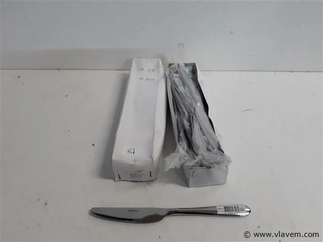 12 x dessertmes 19 cm 18/10 - afbeelding 1 van  2