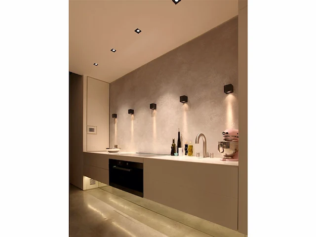 12 x evo 1.0 led single minigrid in trimless zwart - afbeelding 2 van  8