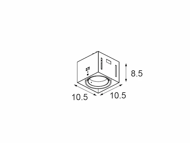 12 x evo 1.0 led single minigrid in trimless zwart - afbeelding 6 van  8