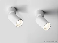 12 x fago kantelbare design spot wit - afbeelding 1 van  6