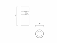 12 x fago kantelbare design spot zwart - afbeelding 3 van  9