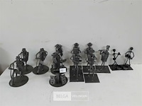 12 x figuurtjes uit metaal - afbeelding 1 van  3