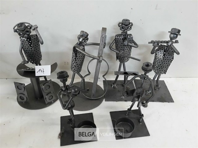 12 x figuurtjes uit metaal - afbeelding 3 van  3