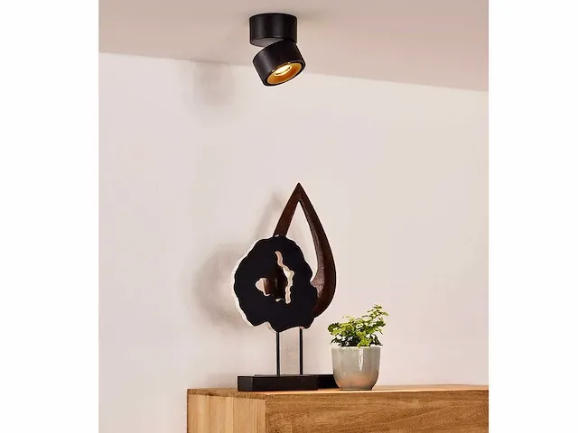 12 x gio kantelbare design spot zwart/goud - afbeelding 2 van  7