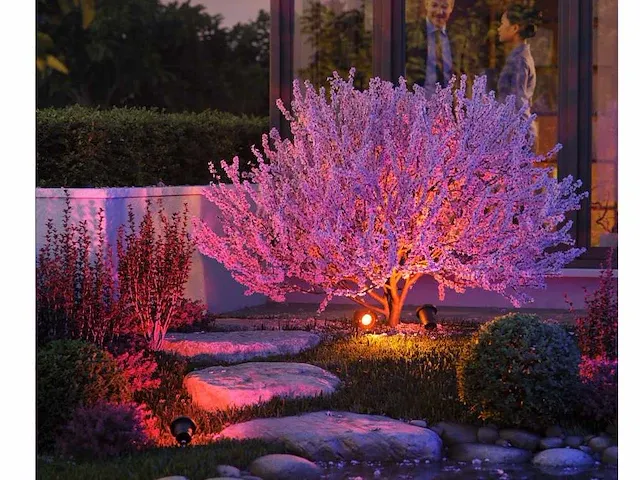 12 x gt focus rgb tuin grond spots - afbeelding 6 van  9