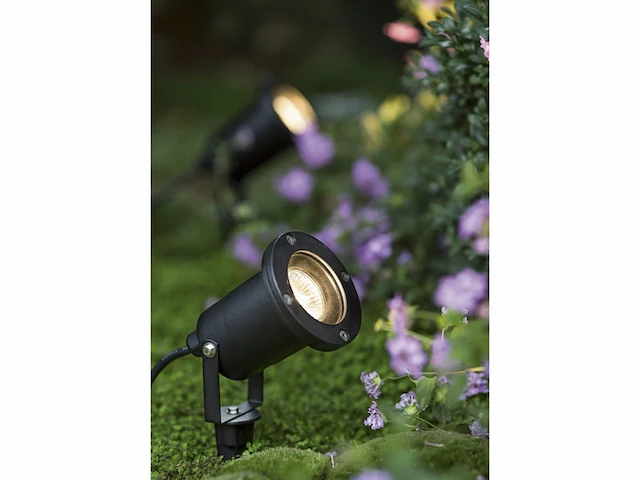 12 x gt focus tuin grond spots zwart - afbeelding 3 van  8