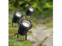 12 x gt focus tuin grond spots zwart - afbeelding 4 van  8