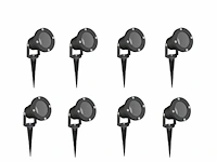 12 x gt focus tuin grond spots zwart - afbeelding 6 van  8