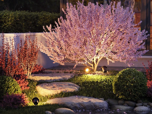 12 x gt focus tuin grond spots zwart - afbeelding 5 van  8