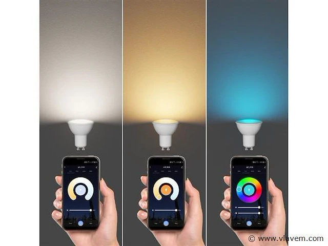 12 x gt ledvance rgb grond inbouw spot rond - afbeelding 3 van  8