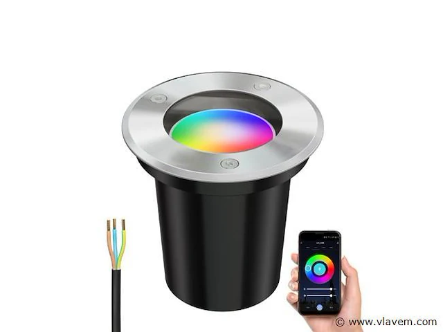12 x gt ledvance rgb grond inbouw spot rond - afbeelding 8 van  8
