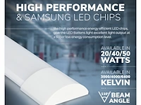 12 x gt slim led batten 18 watt - afbeelding 4 van  9