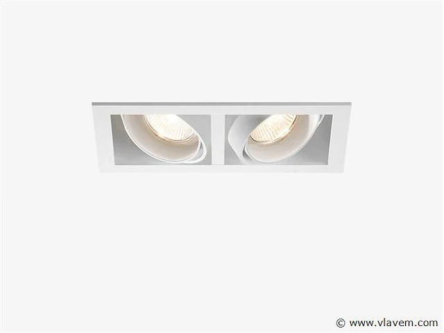 12 x gt square 2.0 design inbouwspots wit - afbeelding 1 van  9