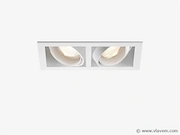 12 x gt square 2.0 design inbouwspots wit - afbeelding 1 van  9