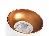 12 x gt tube plafond spot wit/goud - afbeelding 5 van  6