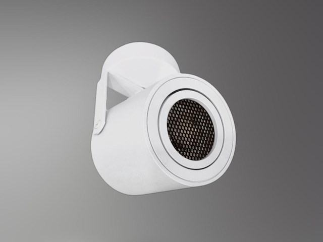 12 x gu10 opbouwspot armatuur cilinder zand wit draaibaar - afbeelding 6 van  8