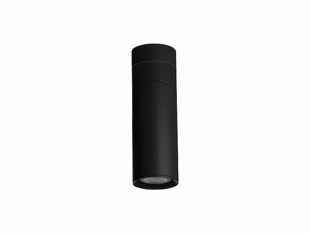 12 x gu10 opbouwspot armatuur cilinder zand zwart draaibaar - afbeelding 4 van  6