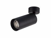 12 x gu10 opbouwspot armatuur cilinder zand zwart draaibaar - afbeelding 3 van  7