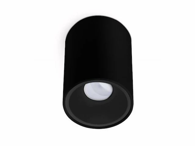 12 x gu10 opbouwspot armatuur cilinder zand zwart - afbeelding 3 van  6