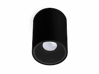 12 x gu10 opbouwspot armatuur cilinder zand zwart - afbeelding 3 van  6
