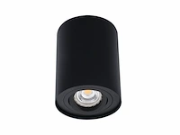 12 x gu10 opbouwspot armatuur zwart kantelbaar 12,5cm - afbeelding 4 van  7