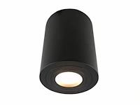 12 x gu10 waterdicht opbouwspot armatuur zwart 9,5cm - afbeelding 1 van  5