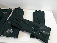 12 x handschoenen chemicalien maat 9 groen 33 cm - afbeelding 1 van  3