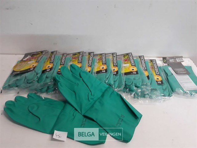 12 x handschoenen nitril maat 10 - afbeelding 2 van  3