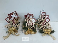 12 x hangdeco hout 3 assorti - afbeelding 2 van  3