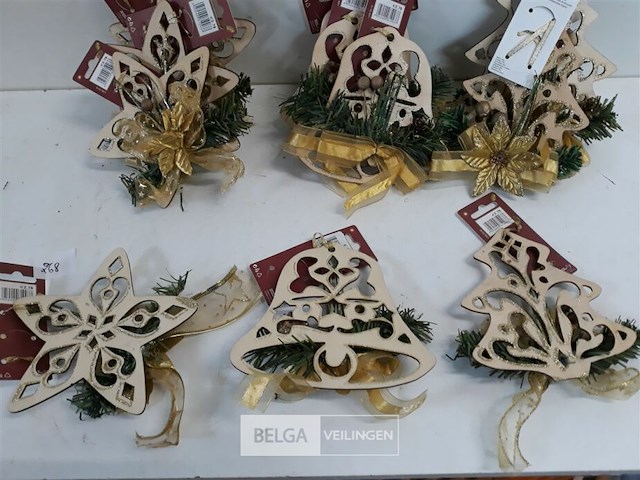 12 x hangdeco hout 3 assorti - afbeelding 3 van  3