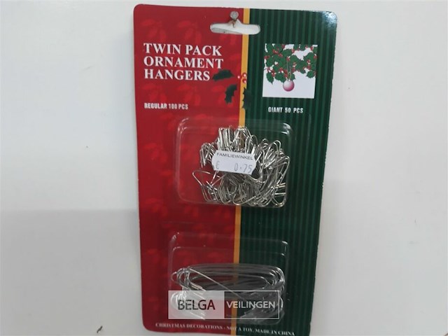 12 x kerstbal haakjes 150 stuks - afbeelding 3 van  3
