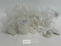 12 x kerstfiguur in glas als kerstbal 2 assorti - afbeelding 1 van  3